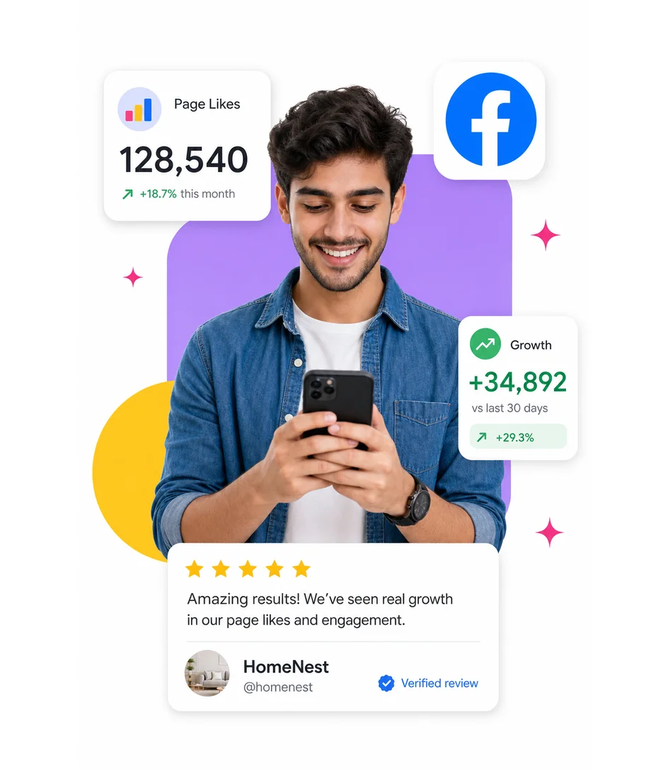 Buy Facebook followers, likes and views with BuyFollows