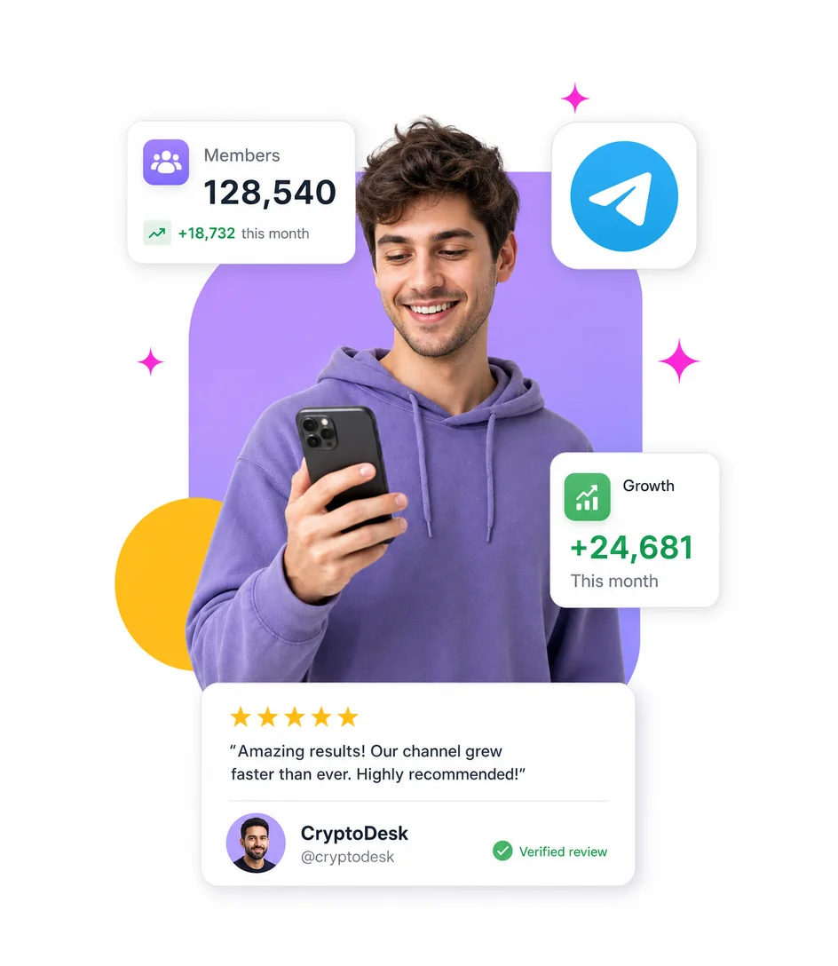Buy Telegram followers, likes and views with BuyFollows