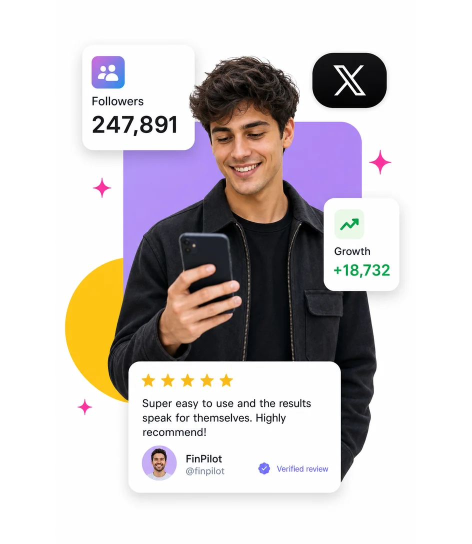 Buy Twitter / X followers, likes and views with BuyFollows